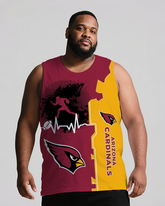 Sports Men's Big & Tall Sleeveless Shorts Two-piece